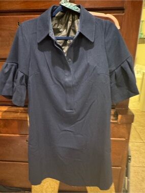Tuckernuck Navy Blue Short Sleeve Shift Dress